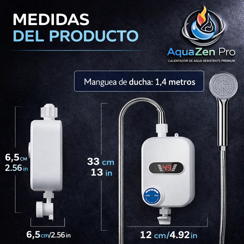 AquaZen Pro 💦 Agua caliente al instante, sin esperas