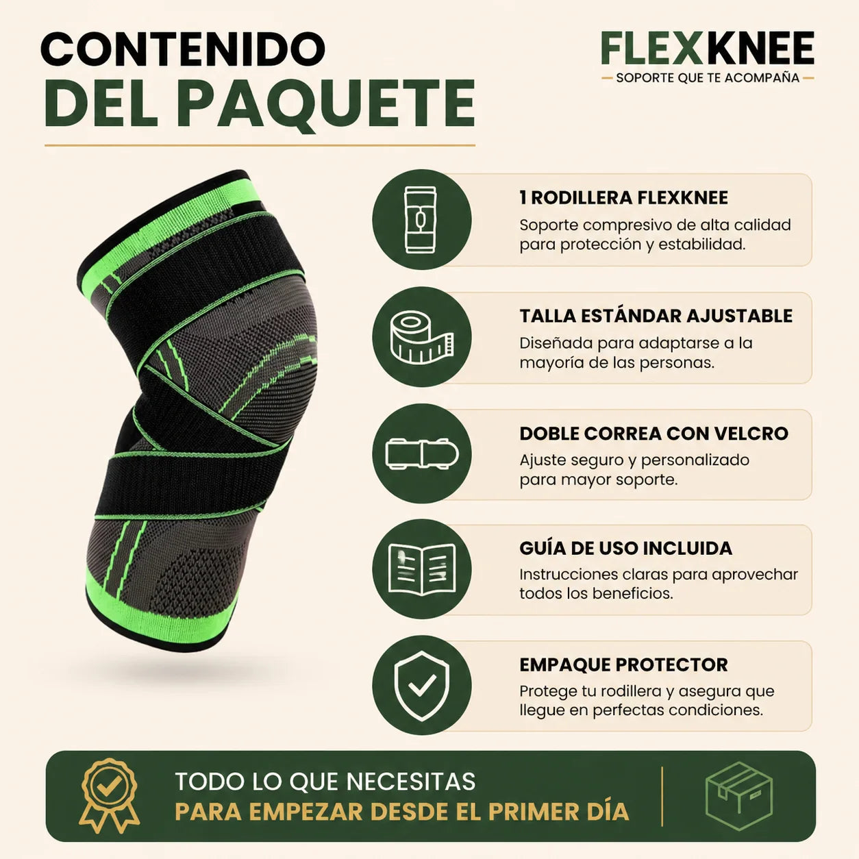 FlexKnee – Soporte que acompaña