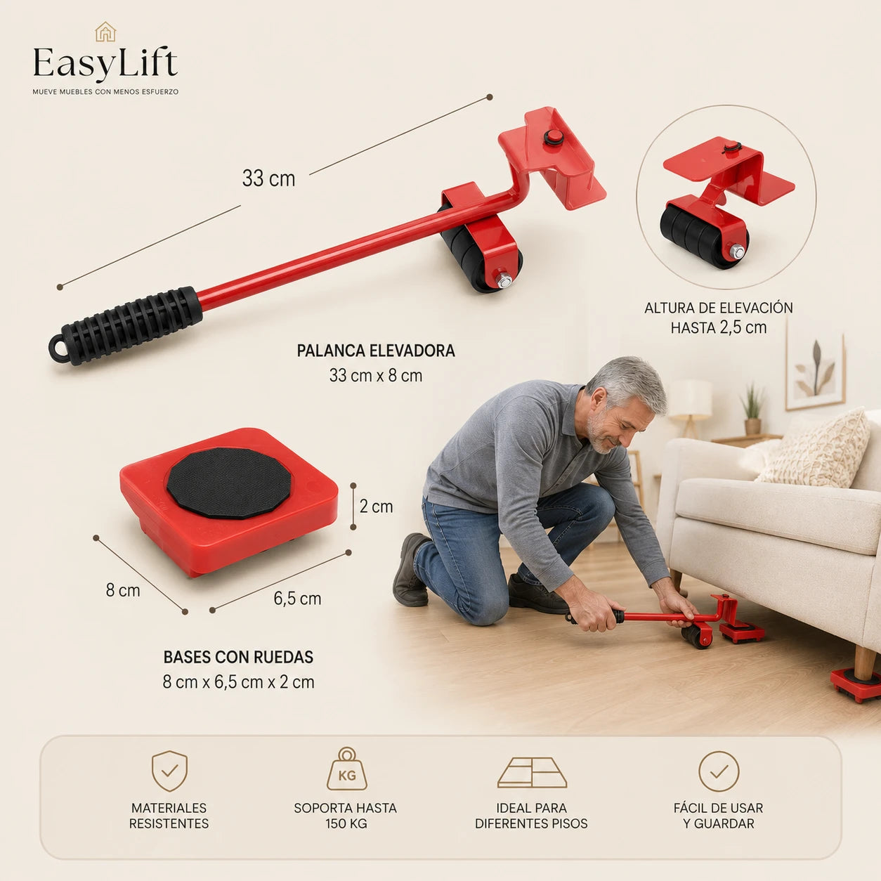 EasyLift - Mueve muebles con menos esfuerzo