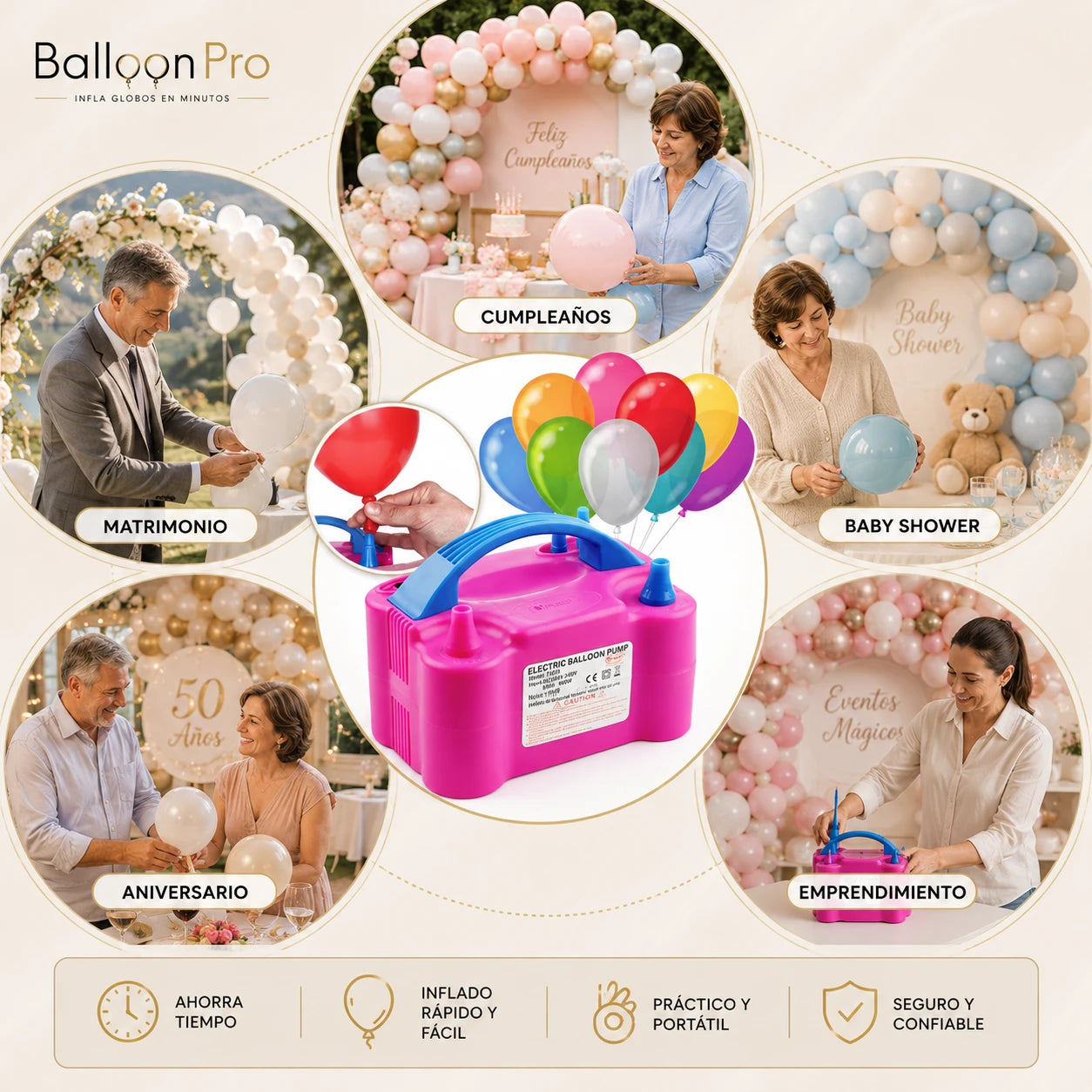 BalloonPro - Infla globos en minutos