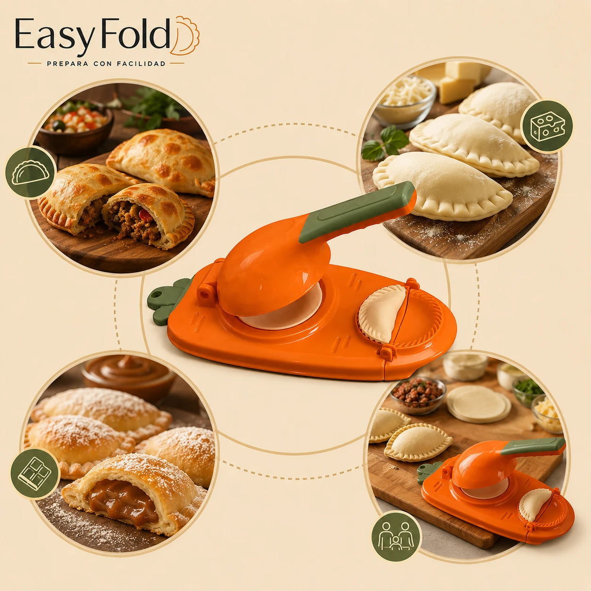 EasyFold - Prepara empanadas de forma más simple y ordenada