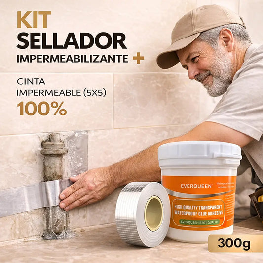 Kit de Sellador + Cinta Impermeabilizante
