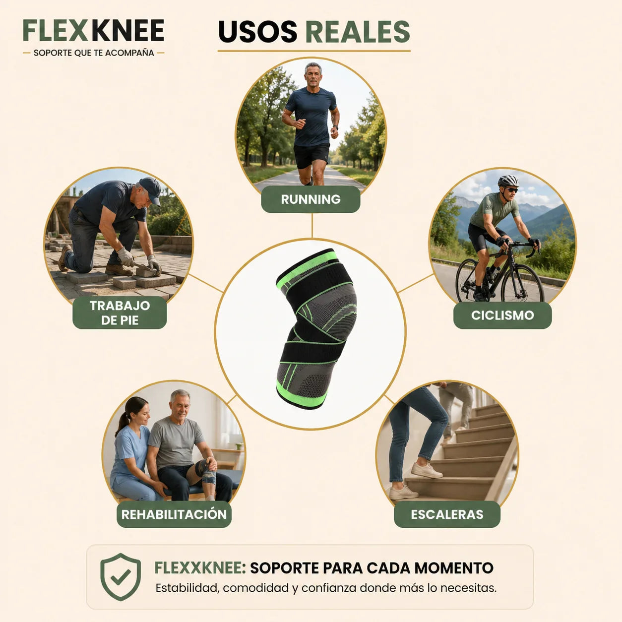 FlexKnee – Soporte que acompaña