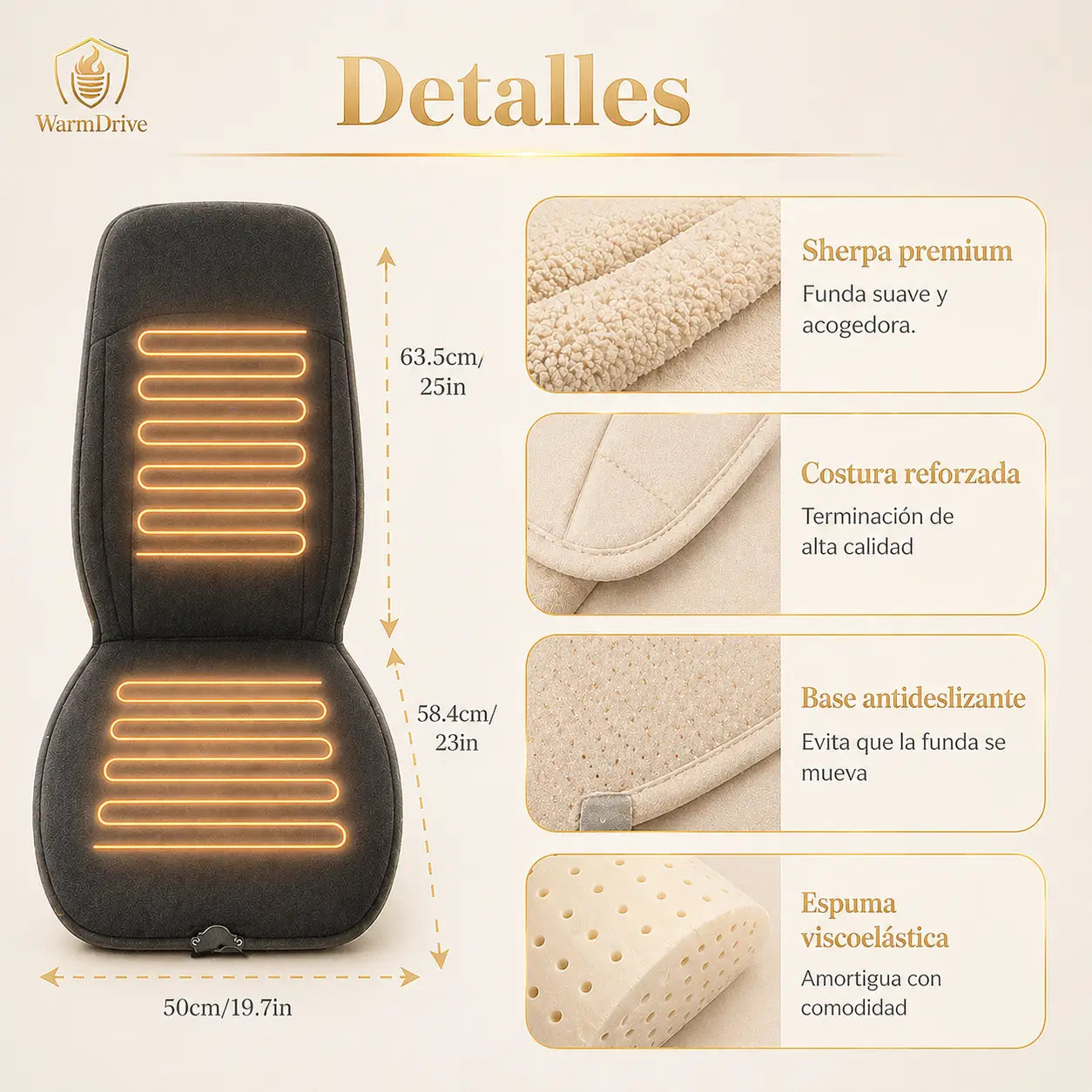 WarmDrive - Calor en tu asiento en pocos segundos