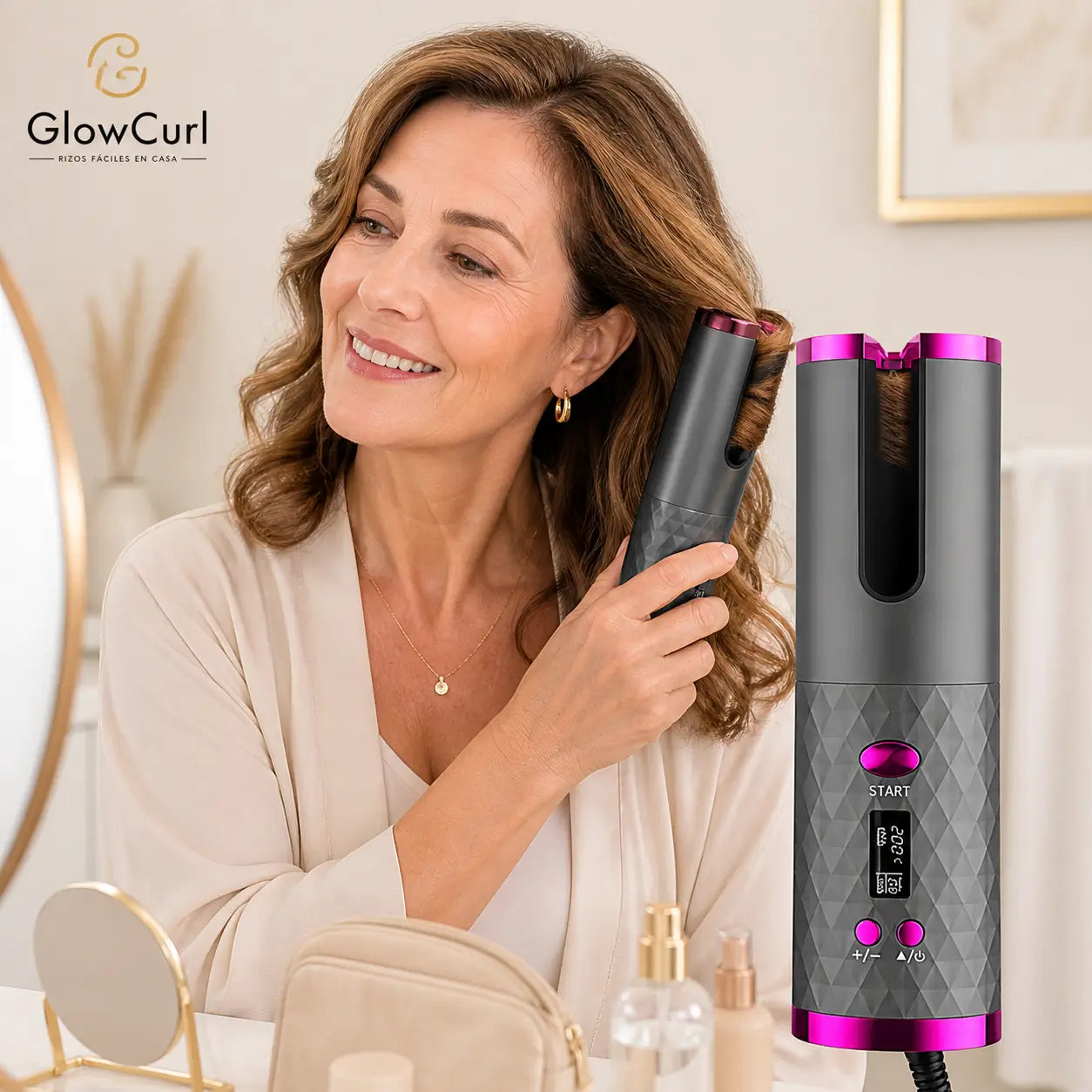 GlowCurl – Rizos fáciles en casa