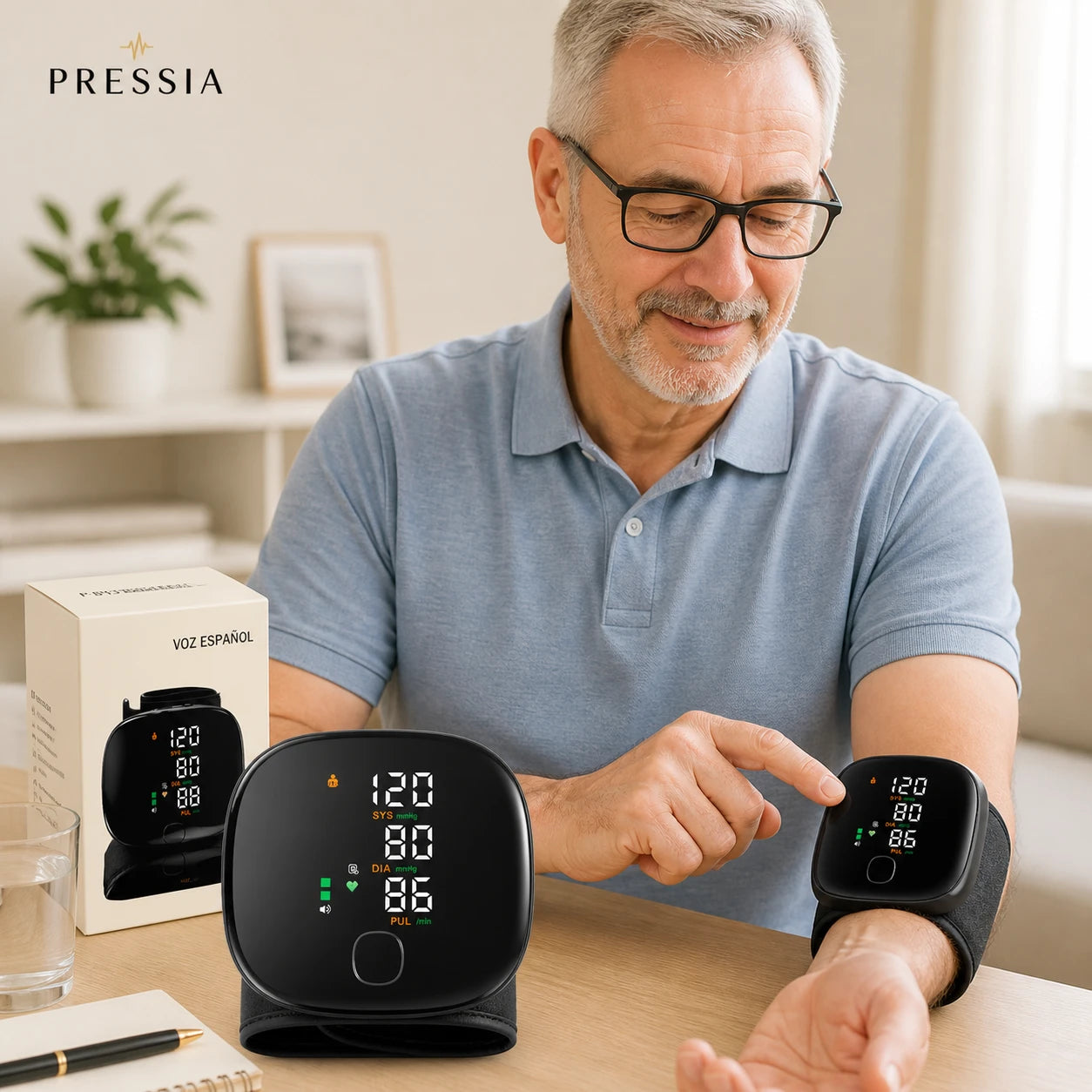 Pressia - Control simple en casa