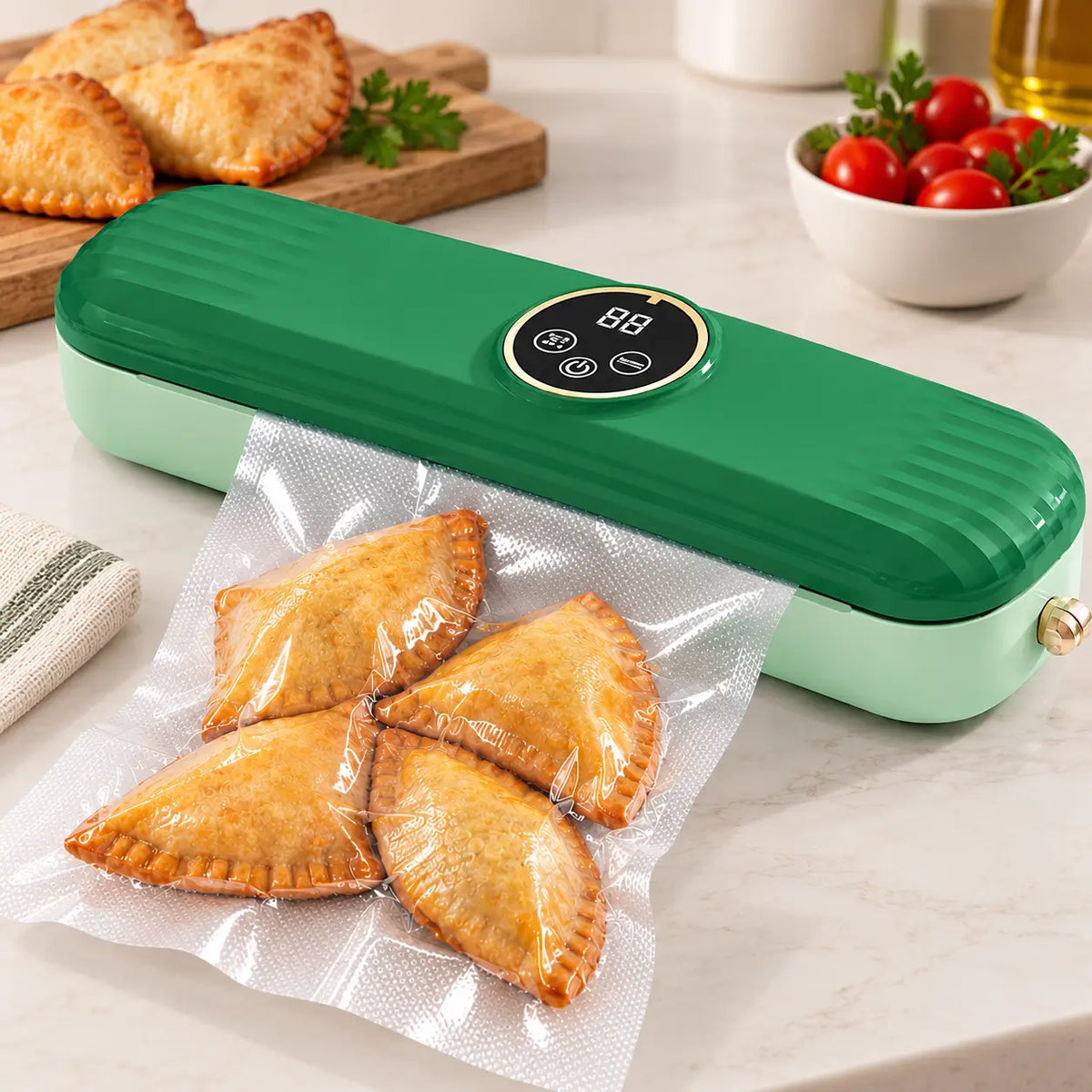 Máquina de Envasado al Vacío – Conserva mejor tus alimentos | Verde, Blanco o Negro según disponibilidad