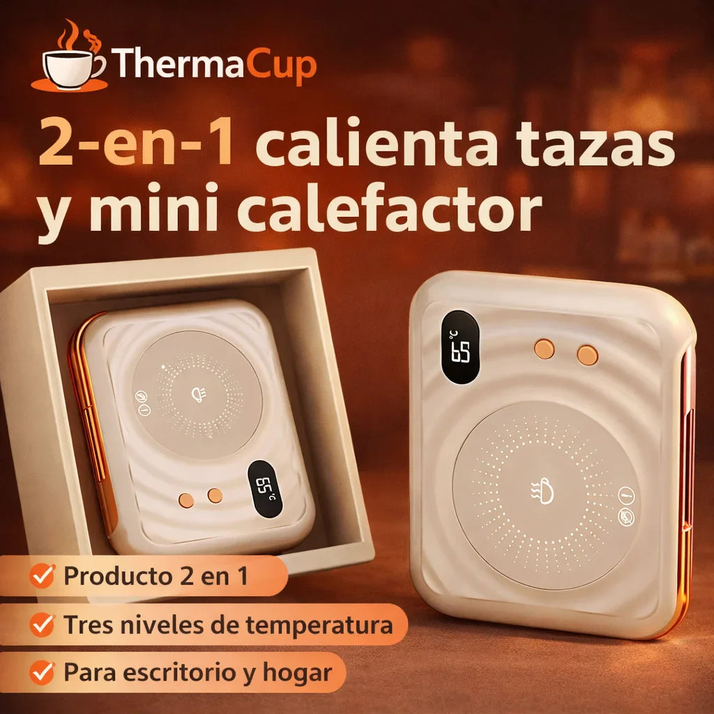 ThermaCup - Mantiene tu Bebida Caliente 🔥