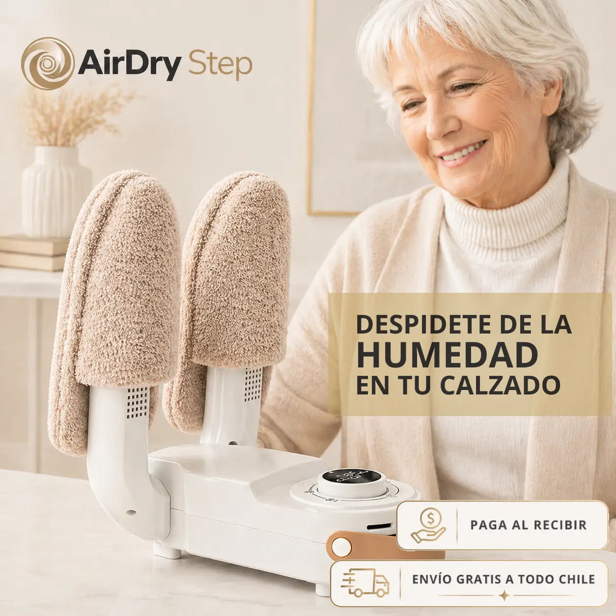 Secador Inteligente de Zapatos - Secado Interior Rápido y Listo para Usar en Pocas Horas