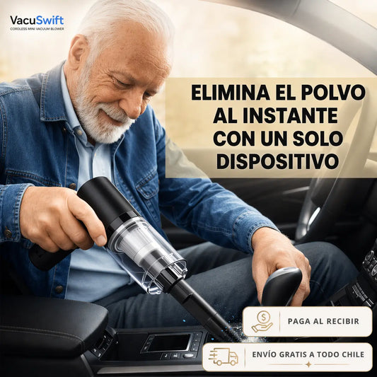 VacuSwift- Aspira, sopla y cepilla donde ningún otro llega