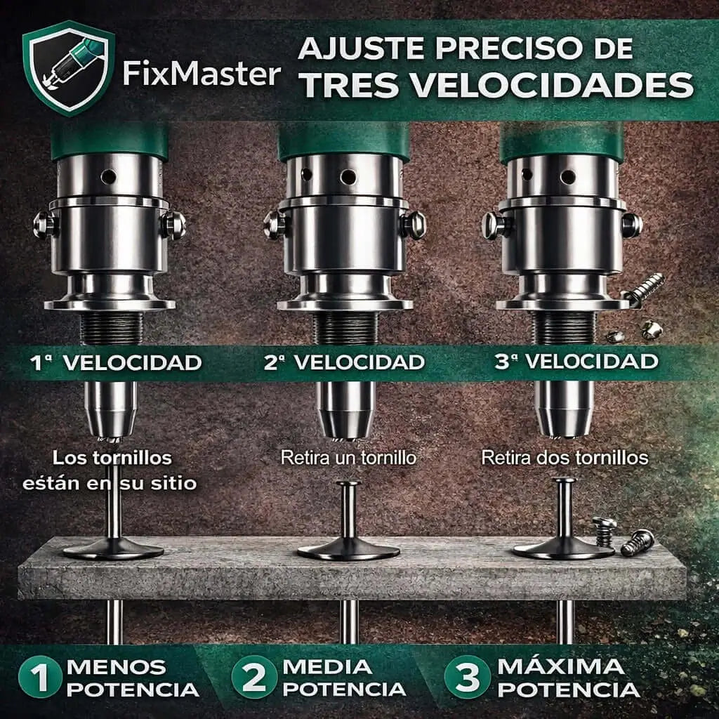 FixMaster Clavadora Manual Portátil - Incluye 100 Clavos de Regalo