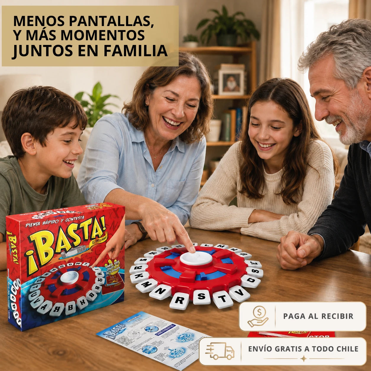 Juego de Mesa Familiar ¡Basta!