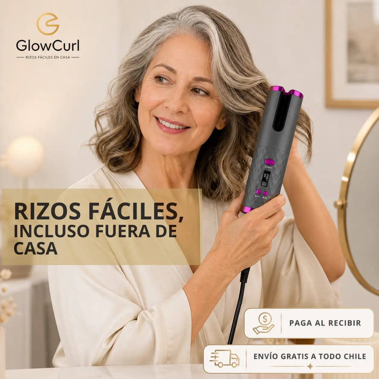 GlowCurl – Rizos fáciles en casa