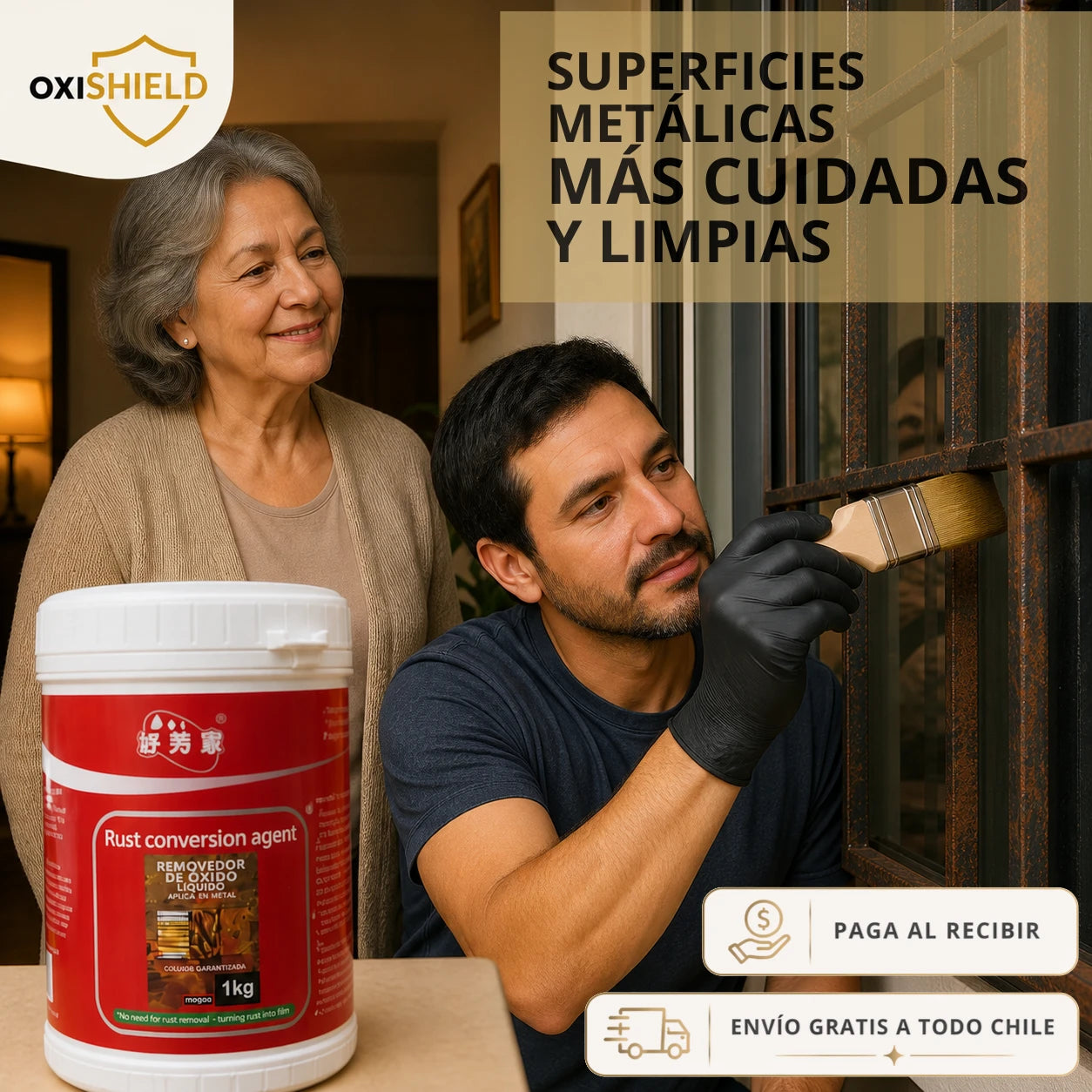 OxiShield - Mejora el aspecto de superficies oxidadas